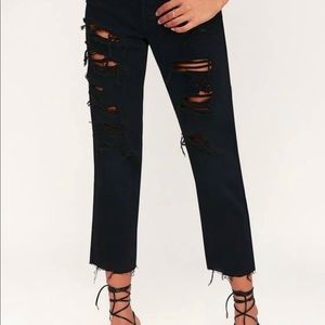 Levis 501 cropped jeans